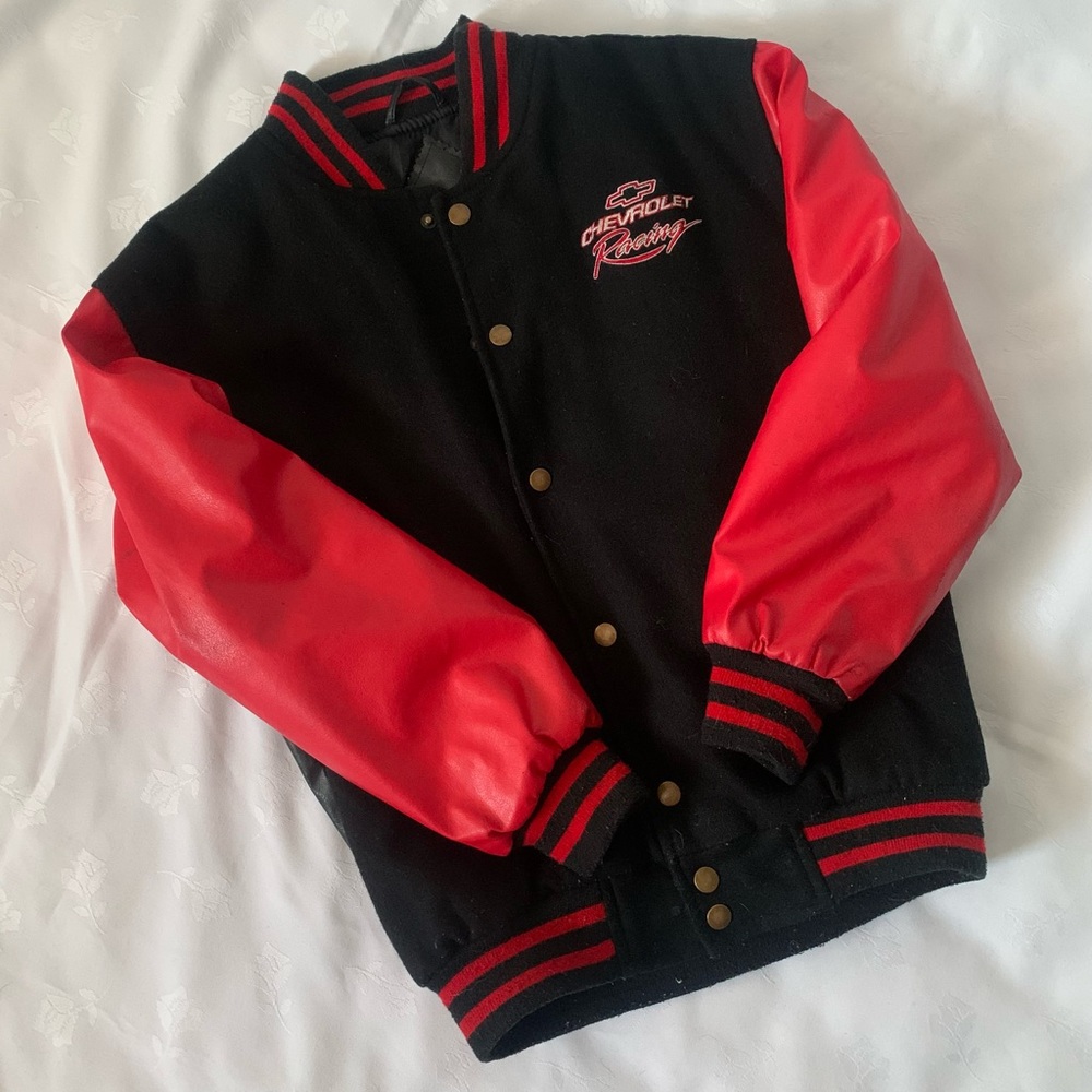 Kid’s racing varsity jacket
